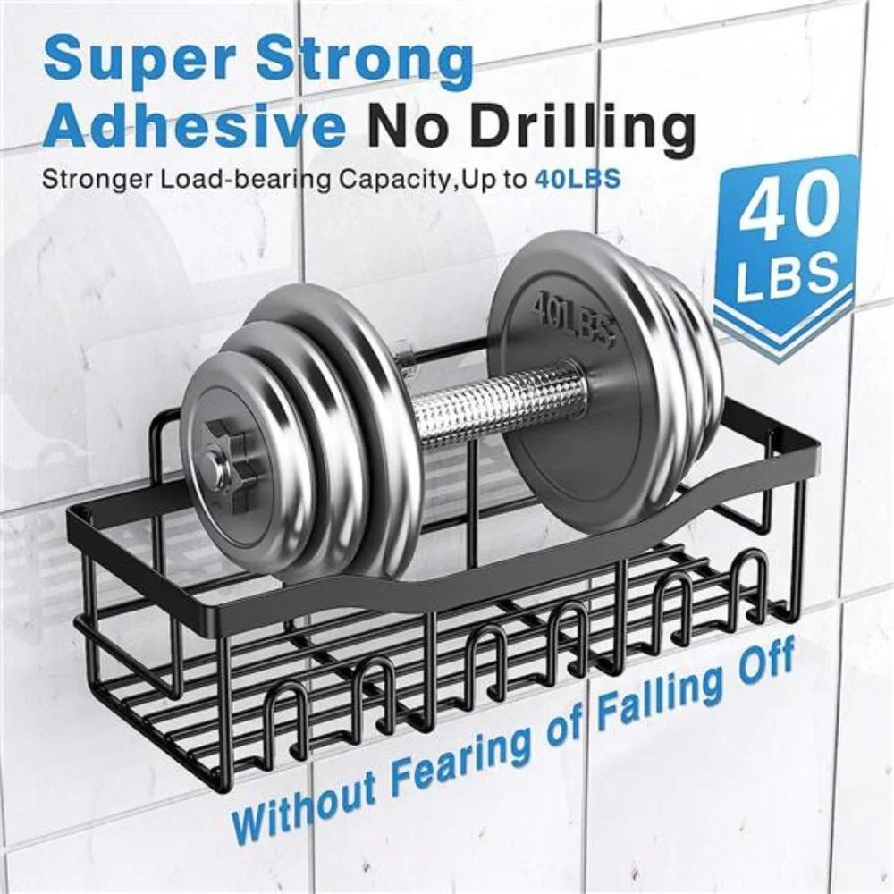 Shower Caddy 5 Pack Adhesive Shower Organizer for Bathroom Storage Home Decor